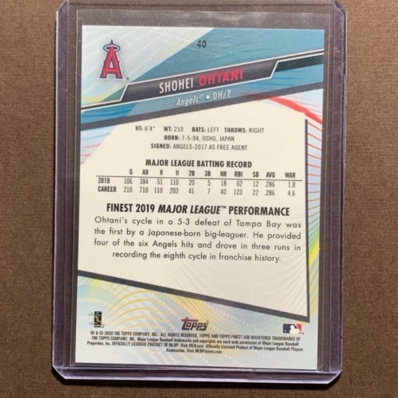 Shohei Ohtani /250 numbered Topps Stadium Club Purple Refractor Baseball Card - Picture 4 of 8